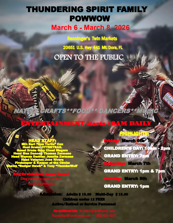Thundering Spirit Family Pow Wow 2026